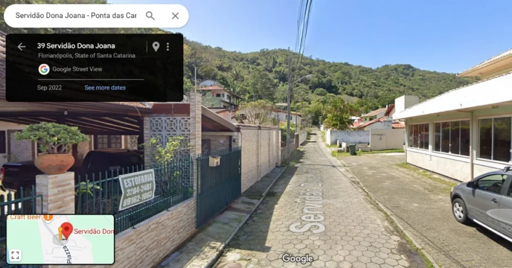 Servidão Dona Joana Ponta Das Canas Street View