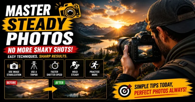 How to Fix Shaky Hands Photography